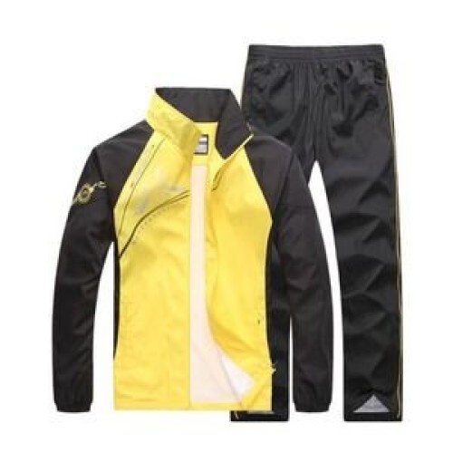 Black & Yellow Unisex Jacket Set